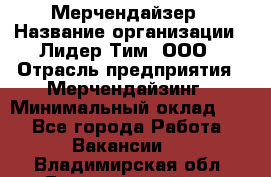 Мерчендайзер › Название организации ­ Лидер Тим, ООО › Отрасль предприятия ­ Мерчендайзинг › Минимальный оклад ­ 1 - Все города Работа » Вакансии   . Владимирская обл.,Вязниковский р-н